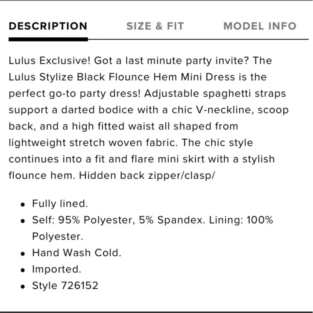 Lulus Stylize Black Flounce Hem Mini Dress - Picture 4 of 7